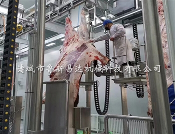 牛剥皮流水线
